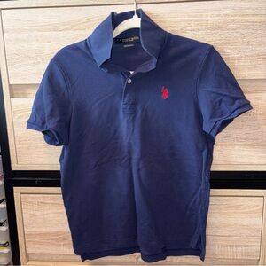 Polo by Ralph Lauren Navy Blue Collared Shirt